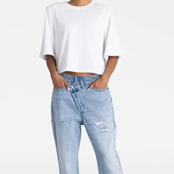 KBB by KAHLANA Women's Mid-Rise Tapered Leg 'The Dylan Jean' - Light - Picture 3 of 3